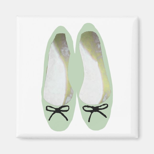 Grönt Shoes Magnet (Framsidan)