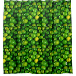 Grönt Shower Curtain