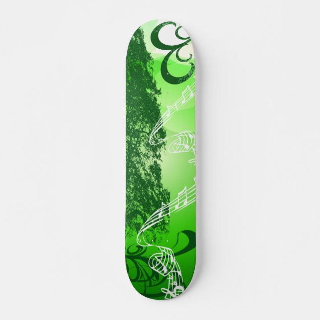Grönt SingSong - Skateboard Bräda 20,5 Cm (Framsida)