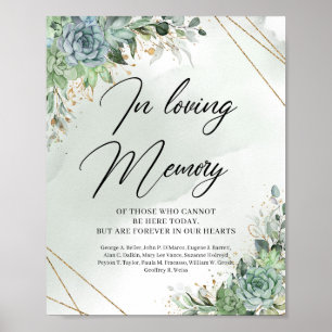 Grönt - självförhöjande eukalyptus poster