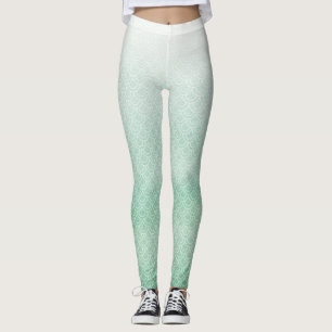 Grönt Sjöjungfru Scaly Ben Leggings
