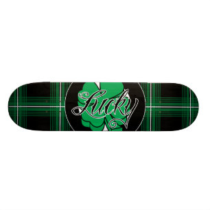 grönt) Skateboarddäck för shamROCK ( Mini Skateboard Bräda 18,7 Cm