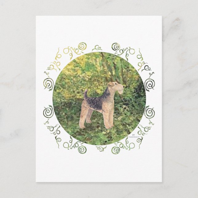 Grönt Skogen Vykort (Framsida)