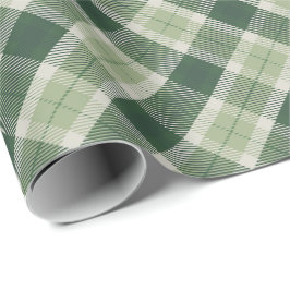 Grönt skogsmark presentpapper