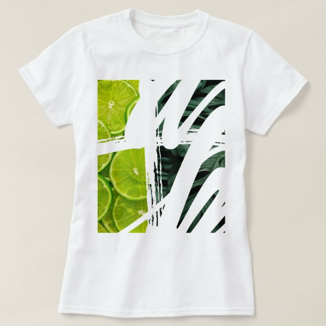 Grönt Skriv ut mousserande T Shirt (Design framsida)