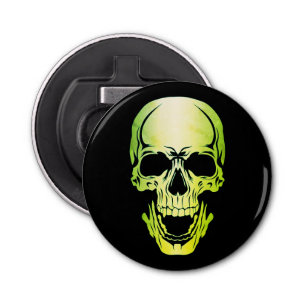 Grönt Skull Flaska-öppnare Flasköppnare