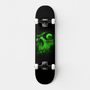 Grönt Skull Skateboard Bräda 21,5 Cm