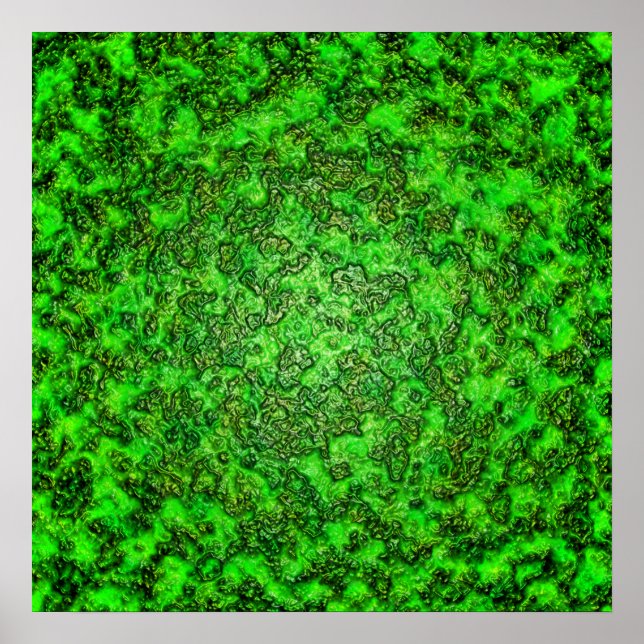 Grönt Slime Poster (Framsidan)
