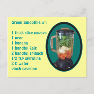 Grönt Smoothie #1 Vykort