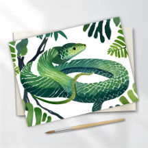 Grönt Snake | År för ormvattenfärgen