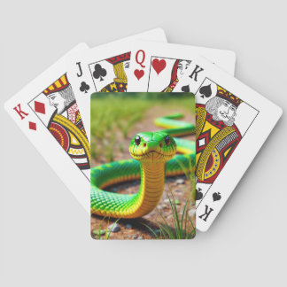 Grönt Snake Casinokort