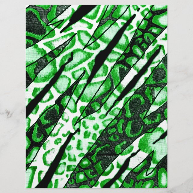 Grönt Snake Skin Camo (Framsida)