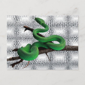 GRÖNT SNAKES VYKORT