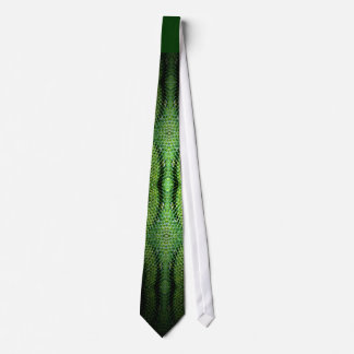 Grönt Snakeskin Tie Slips