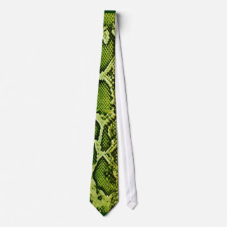 Grönt Snakeskin Tie Slips