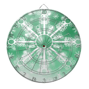 Grönt Snowflake Piltavla