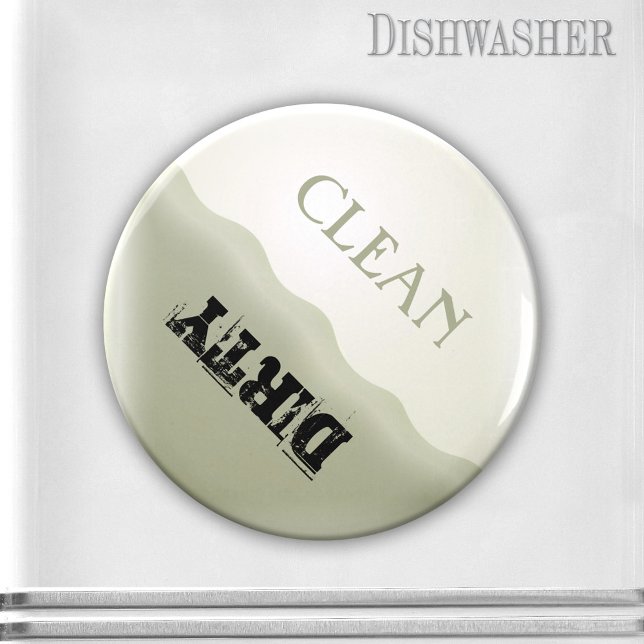 Grönt Soap Elegant Dishwasher Magnet (Dishwasher magnet featuring an elegant pale green design.)