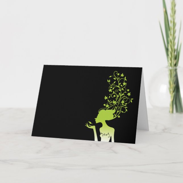 grönt socker kort (Framsida)