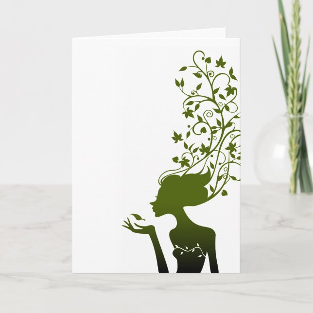 grönt socker kort (Framsida)