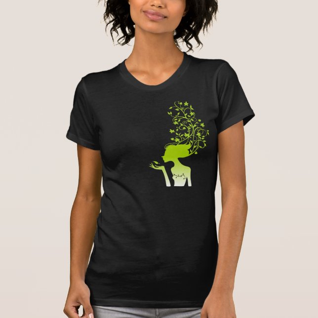 grönt socker t-shirt (Framsida)