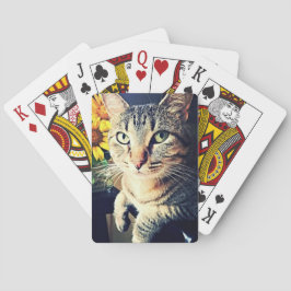 Grönt ’Solros’ Spel Kort