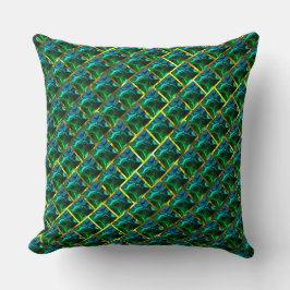 Grönt som "emerald under en gyllene grav"? kudde