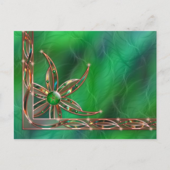 Grönt Som Gräset Postkort Vykort (Framsida)