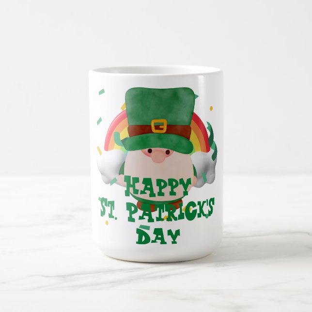 Grönt som hade tur som Shamrock St. Patrick's Day Kaffemugg (Center)
