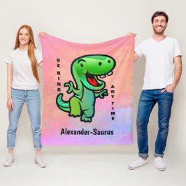 Grönt som leker doseringsdoser ska vara barnanpass fleecefilt