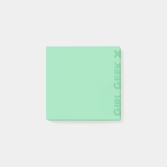 Grönt som Posta-Det noterar Post-it Block (Framsida)