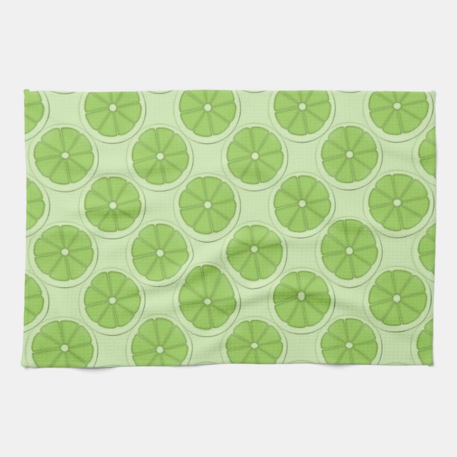 Grönt Sommar Fruit Kitchen Towel Kökshandduk (Horisontell)
