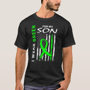 Grönt Son Cerebral Palsy Kidney Disease Awareness T Shirt