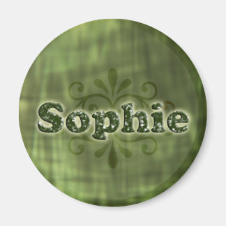Grönt Sophie Magnet