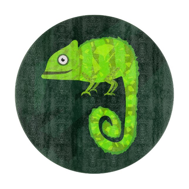 Grönt söt kameleon (Framsidan)
