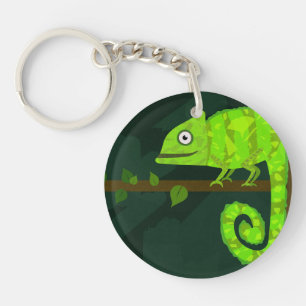 Grönt söt kameleon