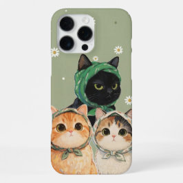 Grönt Sött Katt Telefonskal Kawaii Kattunge Esteti