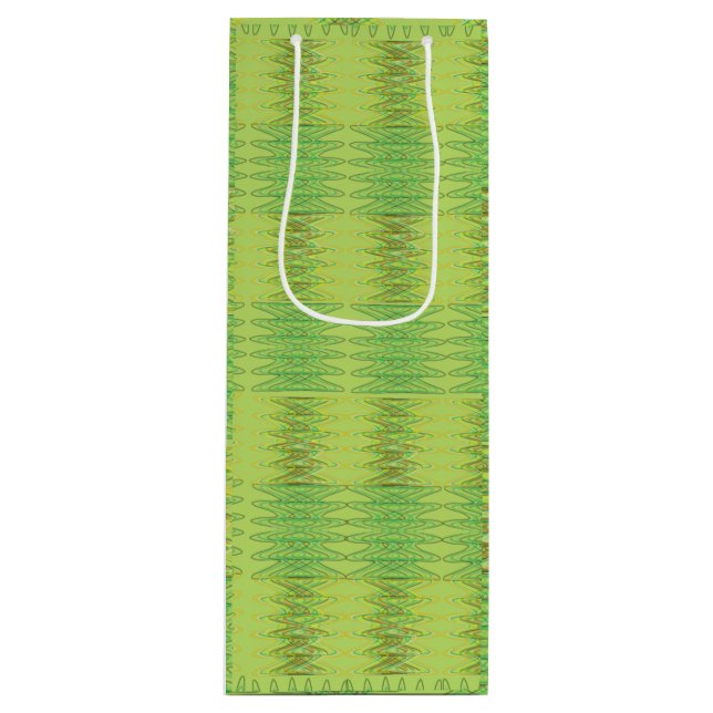 Grönt Spiral Gift Bag (Framsidan)