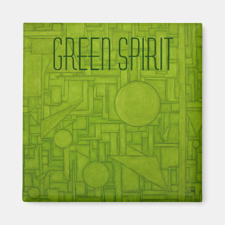 Grönt Spirit Magnet! Magnet