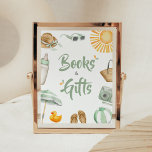 Grönt Splish Stänk Baby Shower Bokar and Gifts Poster<br><div class="desc">Gör evenemanget speciellt med Baby Bash Baby Shower med vår söta och vackra utskrivbara Bokar och presentskylt med ett snyggt sommarbabytema. Ladda ned,  anpassa och skapa varaktiga minnen med den här perfekta pekfingret för ditt glädjande firande! BS853</div>