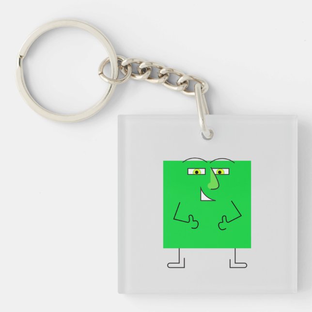 Grönt Square Guy (Framsidan)