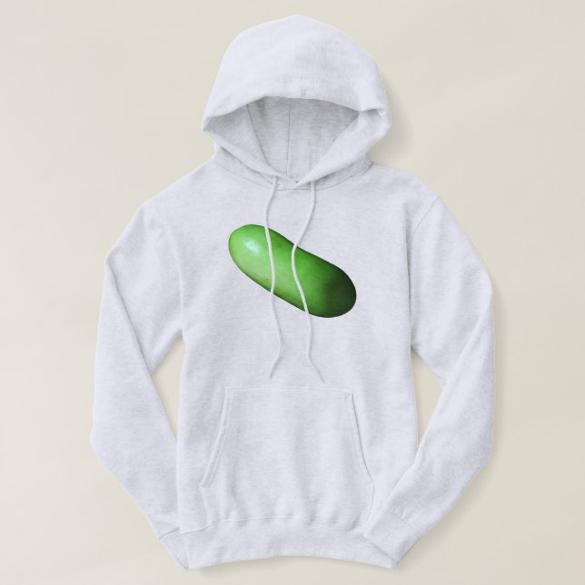 Grönt Squash (vintermelon) Hoodie (Design framsida)