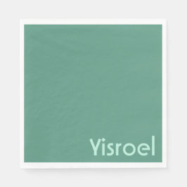 Grönt Squiggles upsherin napkins Pappersservett