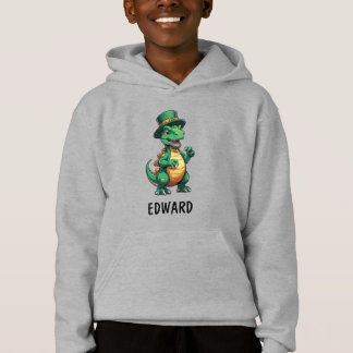 Grönt St patrick's day dinosaur T Shirt