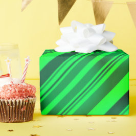 Grönt St patrick's day Irish Party Neon Gradient Presentpapper