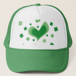 Grönt St patrick's day party hat Truckerkeps