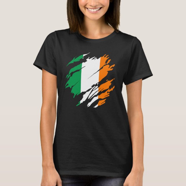 Grönt St patricks day till Saint Paddy's Leprechau T Shirt (Framsida)
