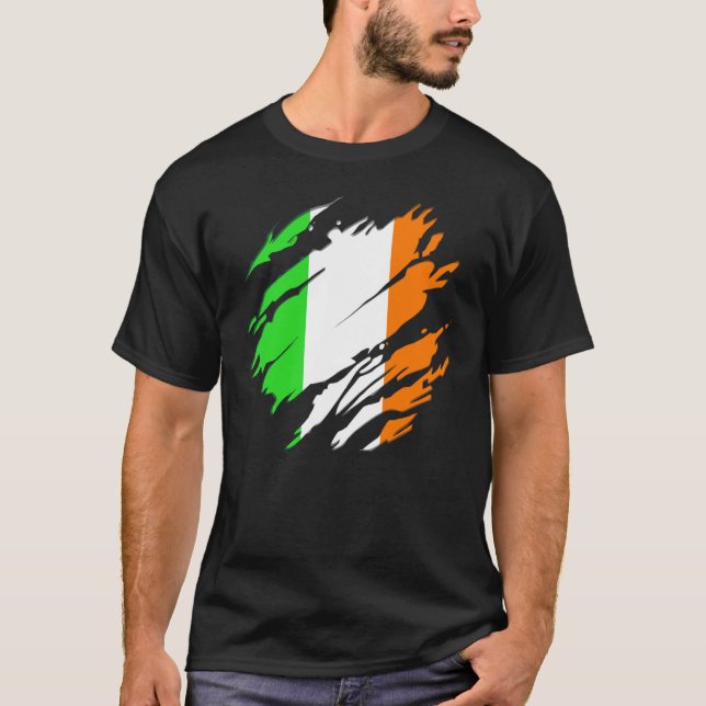 Grönt St patricks day till Saint Paddy's Leprechau T Shirt (Framsida)
