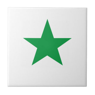 Grönt Star Kakelplatta