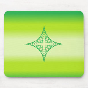 Grönt Star Mousepad Musmatta