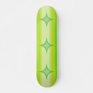 Grönt Star Skateboard Bräda 19,5 Cm